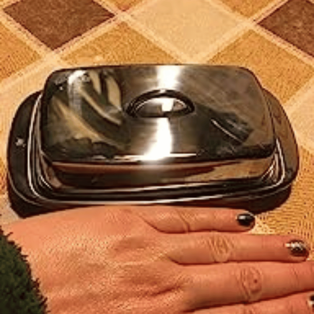 Double Covered Butter Dish with Lid!