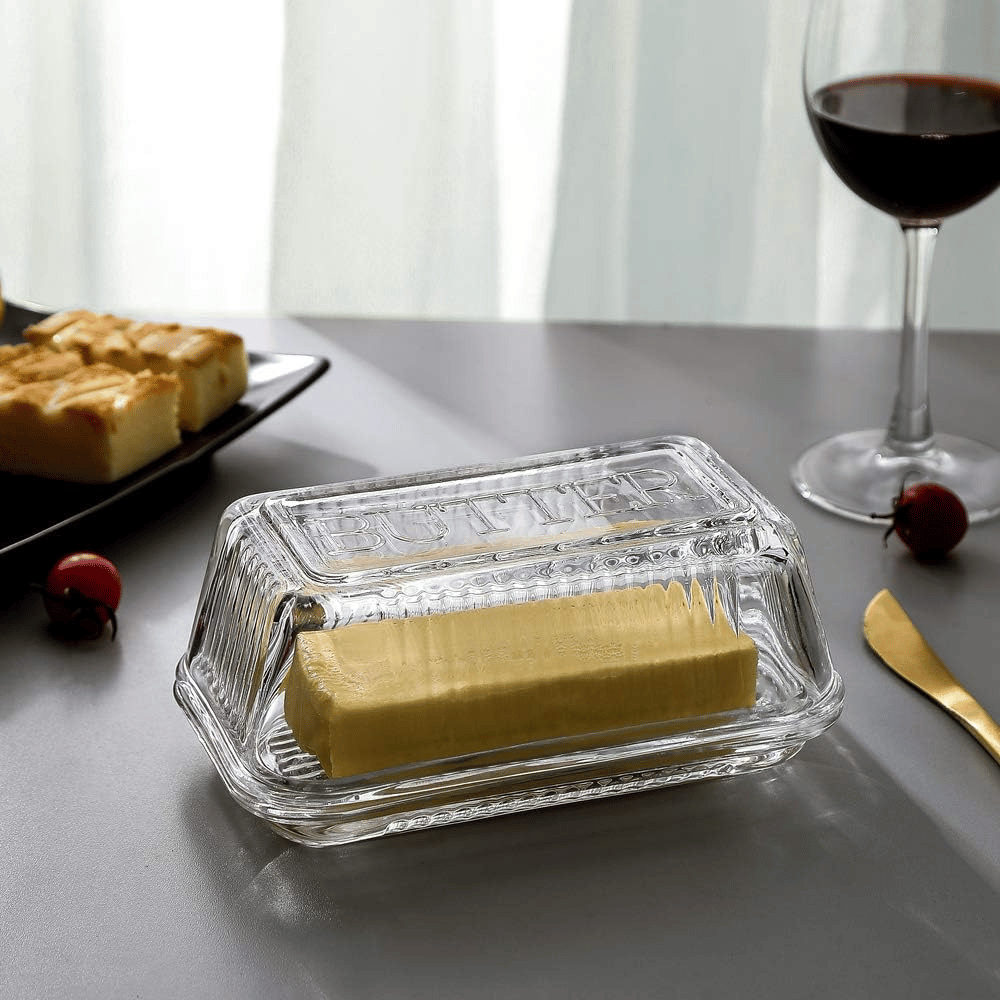 Glass Butter Dish!