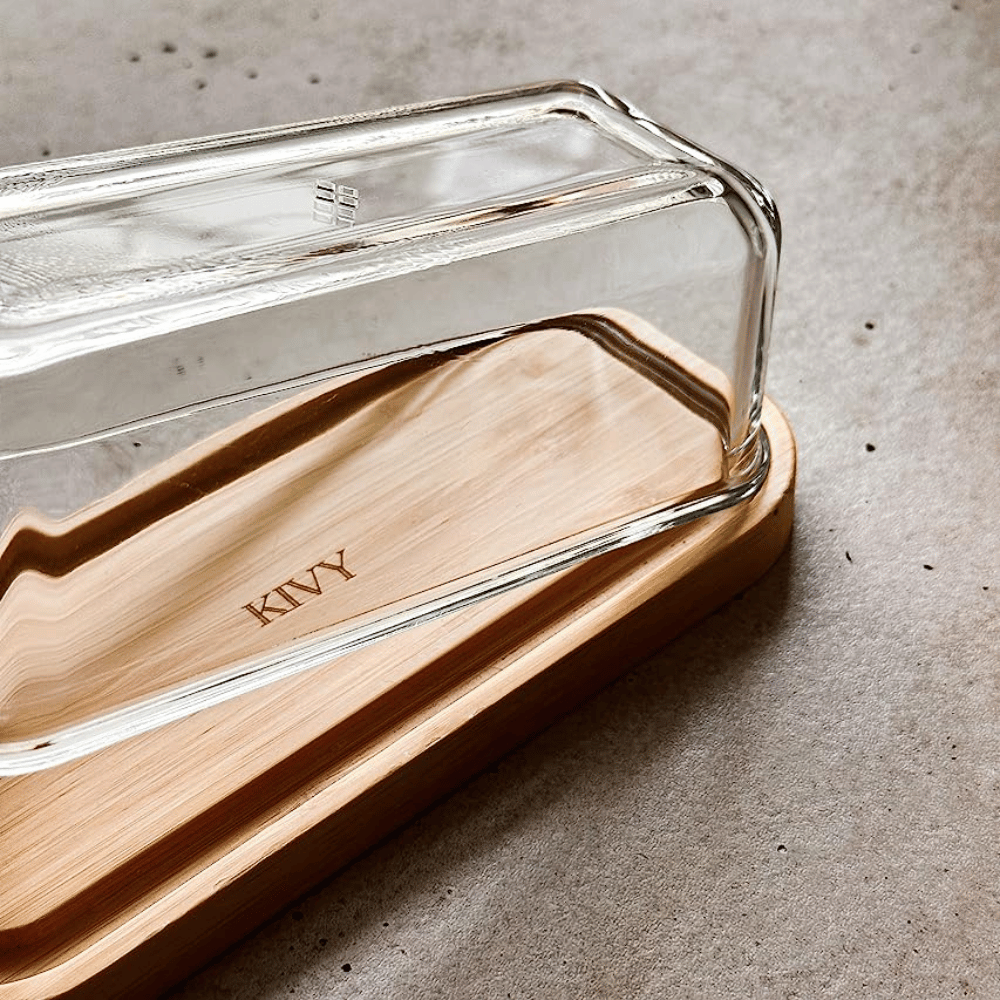 Glass Butter Dish!