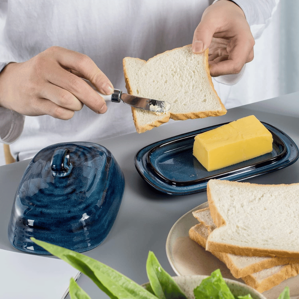 Porcelain Butter Dish with Lid!