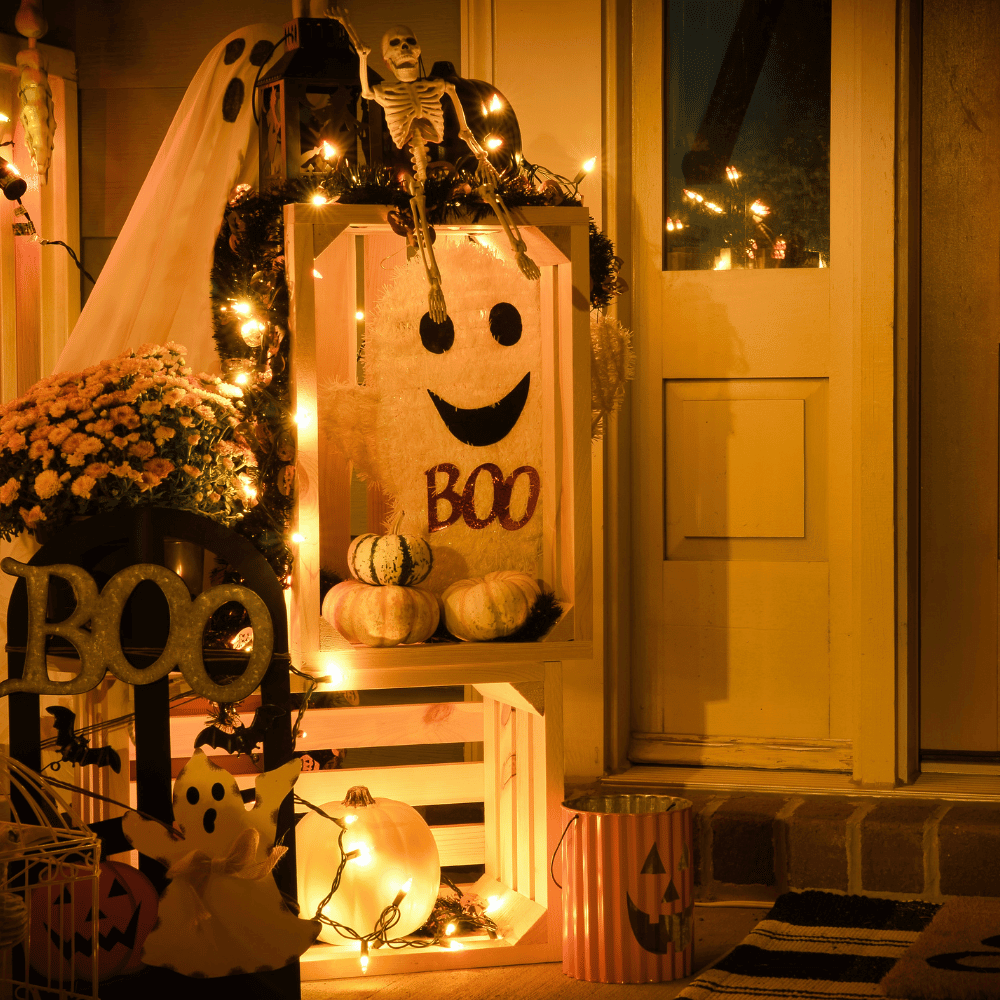 Decorated Front Porch!