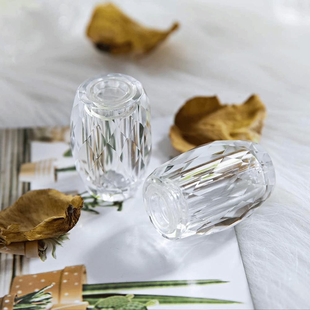 Crystal Salt and Pepper Shakers