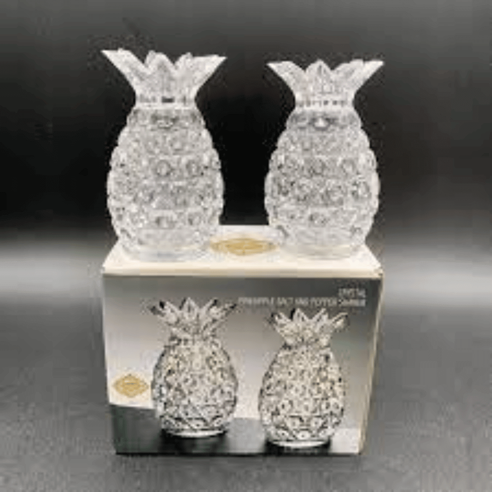 Godinger Pineapple Crystal Salt and Pepper Shakers!