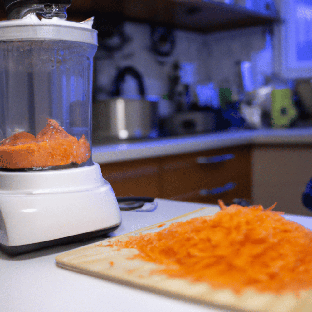 Does the Ninja food processor grate carrots?