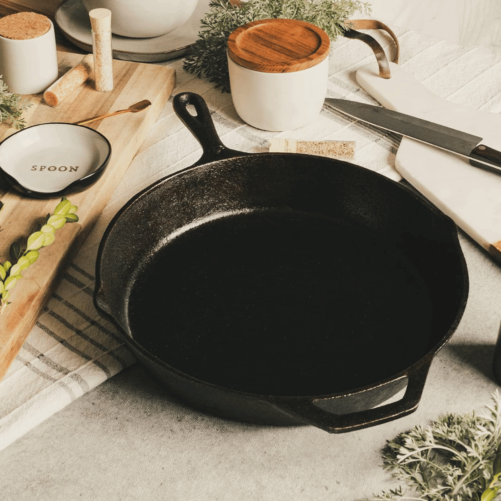 big cast iron skillet