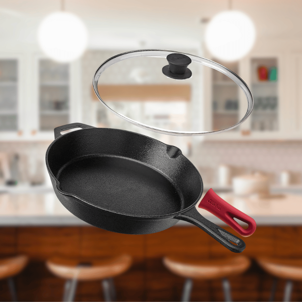 big cast iron skillet