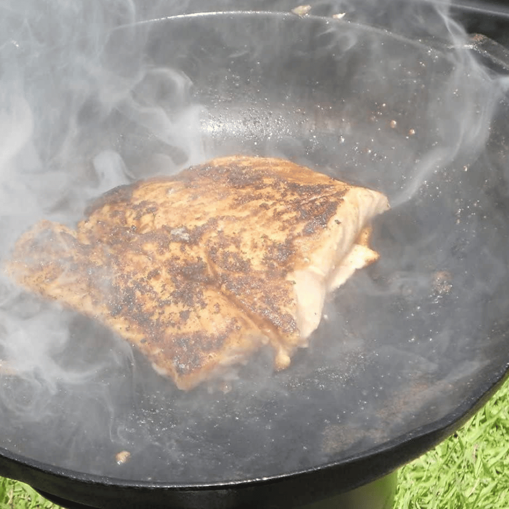 big cast iron skillet