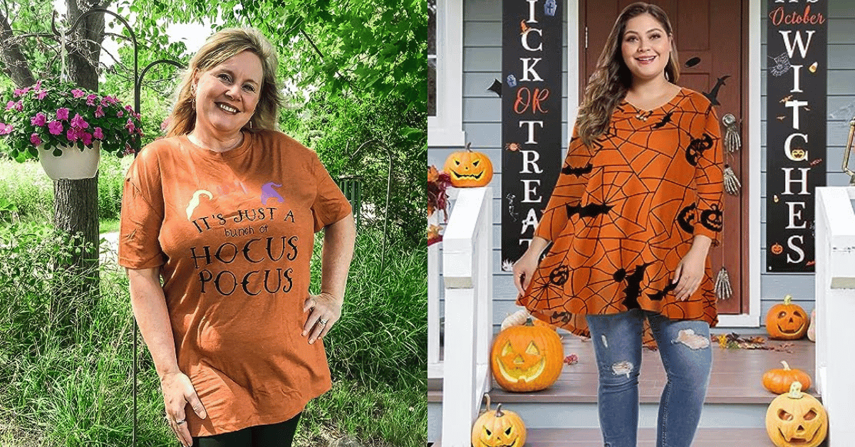 Plus Size Halloween Shirts!