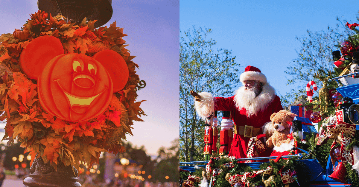 Disney Halloween and Christmas Decorations!