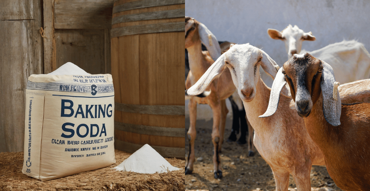 Can goats eat too much baking soda