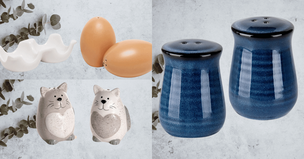 Enhance Your Decor With Ceramic Salt & Pepper Shakers!