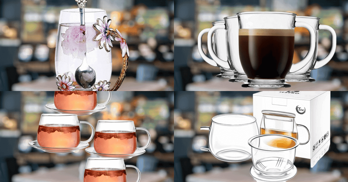 Chic Glass Tea Cups Unveiled!