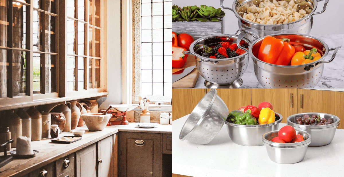 Drain Away: Metal Colander Magic!